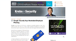 Desktop Screenshot of krebsonsecurity.com